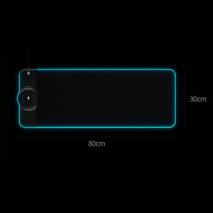 K9186 Multifunctional RGB Lighting Mouse Pad With Wireless Charger(Colorful) - Mouse Pads by buy2fix | Online Shopping UK | buy2fix