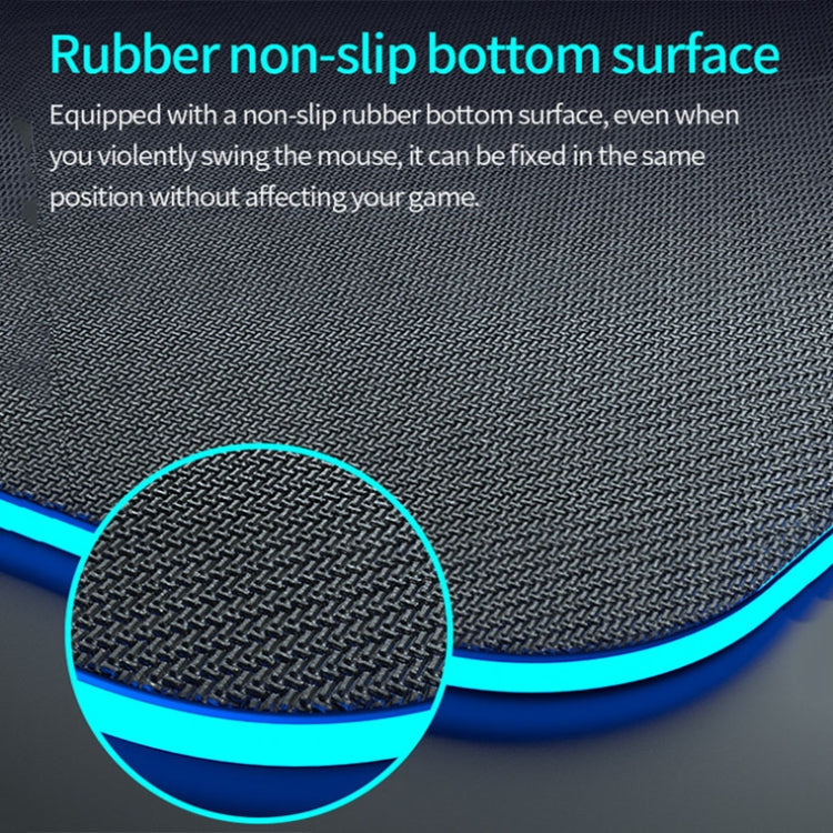 K9186 Multifunctional RGB Lighting Mouse Pad With Wireless Charger(Colorful) - Mouse Pads by buy2fix | Online Shopping UK | buy2fix