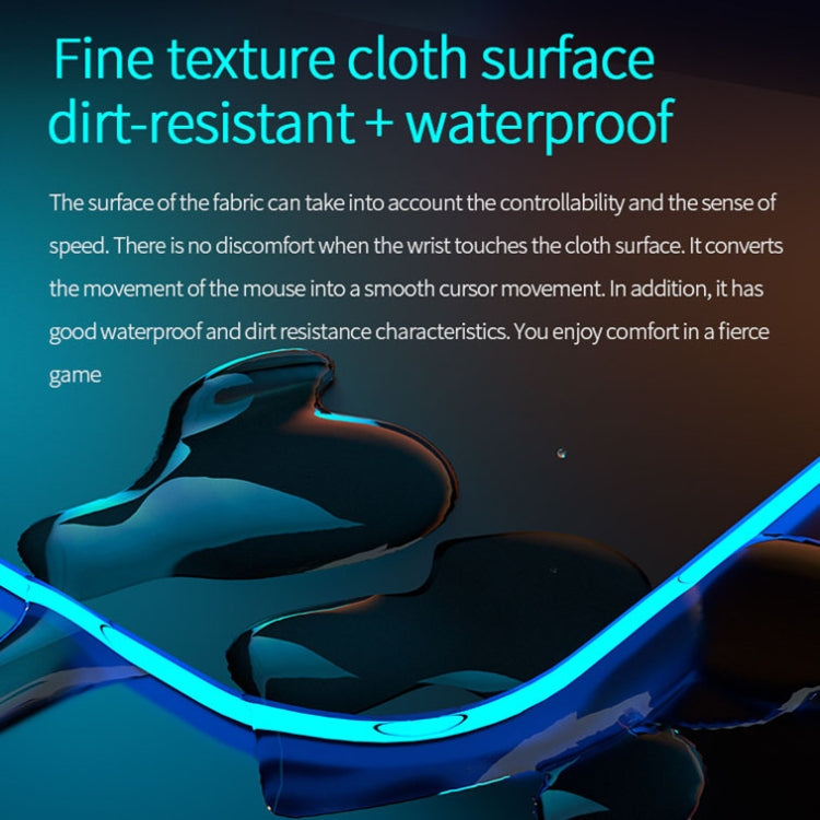 K9186 Multifunctional RGB Lighting Mouse Pad With Wireless Charger(Colorful) - Mouse Pads by buy2fix | Online Shopping UK | buy2fix