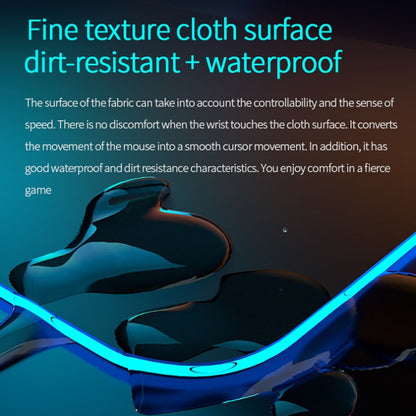 K9186 Multifunctional RGB Lighting Mouse Pad With Wireless Charger(Colorful) - Mouse Pads by buy2fix | Online Shopping UK | buy2fix