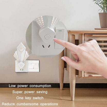 Ry001 Ultrasonic Electronic Mosquito Repellent Night Light, Plug Specifications: US Plug(White) - Repellents by buy2fix | Online Shopping UK | buy2fix