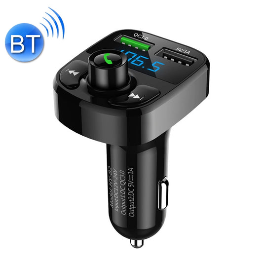 HY82 Car MP3 Bluetooth Receiver Dual USB Car Charger, Specification: Fast Charge Version - Car Charger by buy2fix | Online Shopping UK | buy2fix