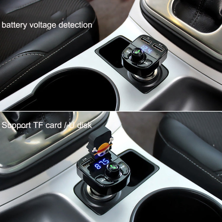 HY82 Car MP3 Bluetooth Receiver Dual USB Car Charger, Specification: Fast Charge Version - Car Charger by buy2fix | Online Shopping UK | buy2fix