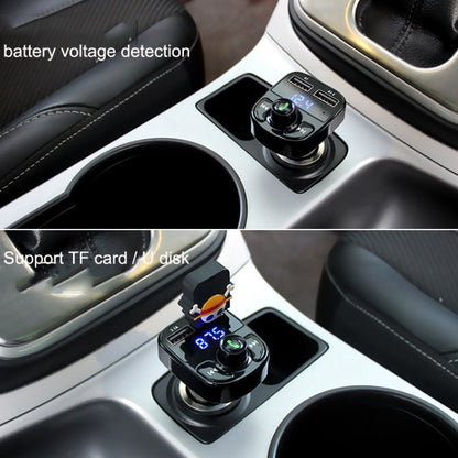 HY82 Car MP3 Bluetooth Receiver Dual USB Car Charger, Specification: Fast Charge Version - Car Charger by buy2fix | Online Shopping UK | buy2fix