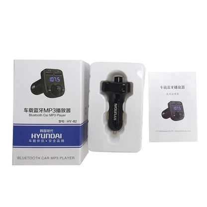 HY82 Car MP3 Bluetooth Receiver Dual USB Car Charger, Specification: Fast Charge Version - Car Charger by buy2fix | Online Shopping UK | buy2fix