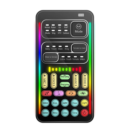 i9  Voice Changer Game Live Broadcast Mobile Computer Sound Card - Live Sound Effects Processors by buy2fix | Online Shopping UK | buy2fix