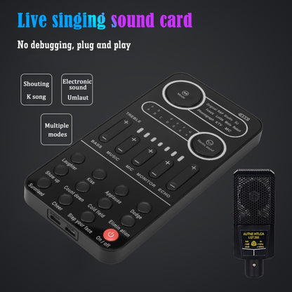 K9 Set Voice Changer Game Live Broadcast Mobile Computer Sound Card - Live Sound Effects Processors by buy2fix | Online Shopping UK | buy2fix