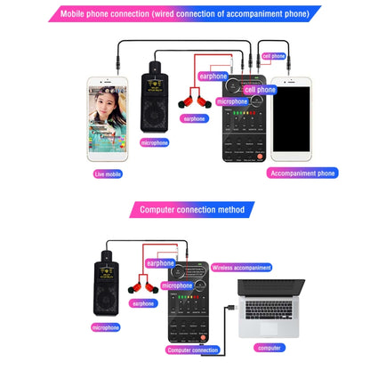 K9 Set Voice Changer Game Live Broadcast Mobile Computer Sound Card - Live Sound Effects Processors by buy2fix | Online Shopping UK | buy2fix