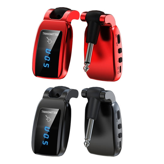 U12DX 6.35mm Jack Wireless Guitar Transmitter Receiver Rechargeable Adapter(Red) by buy2fix
