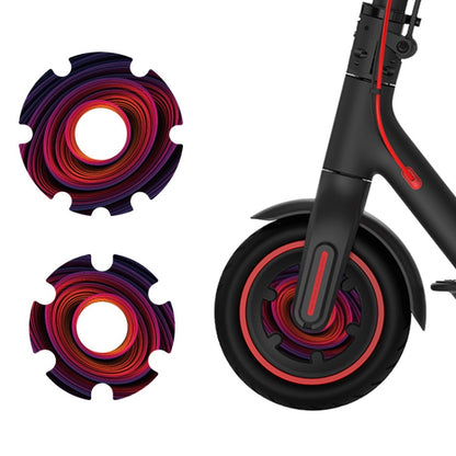 1 Pair Scooter Motor Waterproof Protective Sticker For Xiaomi Mijia M365 / M365 Pro / Pro 2 / 1S(Colorful 6) - Accessories & Parts by buy2fix | Online Shopping UK | buy2fix
