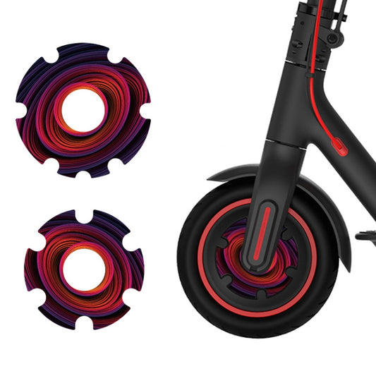 1 Pair Scooter Motor Waterproof Protective Sticker For Xiaomi Mijia M365 / M365 Pro / Pro 2 / 1S(Colorful 6) - Accessories & Parts by buy2fix | Online Shopping UK | buy2fix