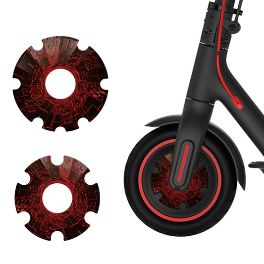 1 Pair Scooter Motor Waterproof Protective Sticker For Xiaomi Mijia M365 / M365 Pro / Pro 2 / 1S(Colorful 7) - Accessories & Parts by buy2fix | Online Shopping UK | buy2fix