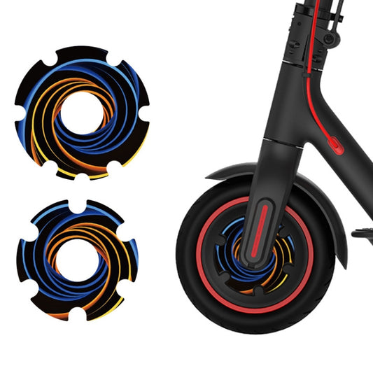 1 Pair Scooter Motor Waterproof Protective Sticker For Xiaomi Mijia M365 / M365 Pro / Pro 2 / 1S(Colorful 8) - Accessories & Parts by buy2fix | Online Shopping UK | buy2fix