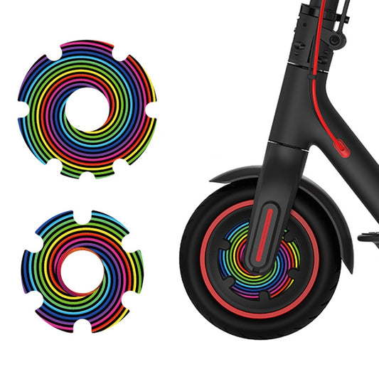 1 Pair Scooter Motor Waterproof Protective Sticker For Xiaomi Mijia M365 / M365 Pro / Pro 2 / 1S(Colorful 10) - Accessories & Parts by buy2fix | Online Shopping UK | buy2fix