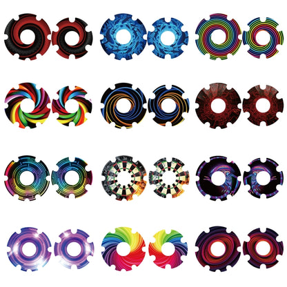 1 Pair Scooter Motor Waterproof Protective Sticker For Xiaomi Mijia M365 / M365 Pro / Pro 2 / 1S(Colorful 7) - Accessories & Parts by buy2fix | Online Shopping UK | buy2fix