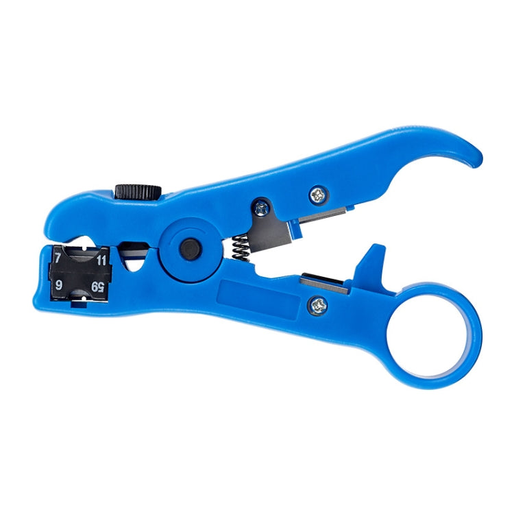 Electrician Multifunctional Coaxial Cable Stripper(Blue PE Bag) by buy2fix