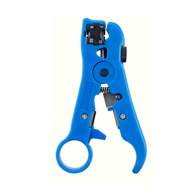 Electrician Multifunctional Coaxial Cable Stripper(Blue PE Bag) by buy2fix