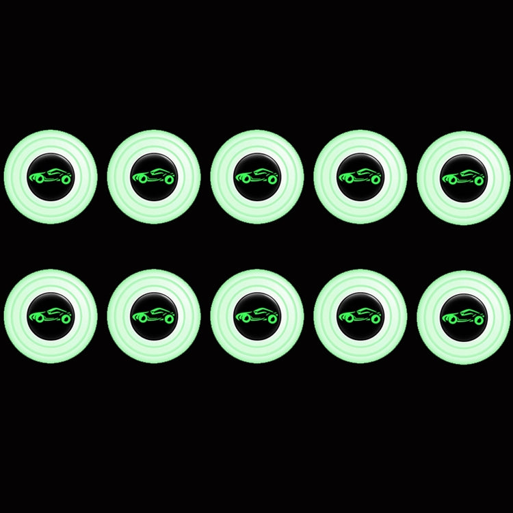 Car Door Anti-Collision Shock Pad, Color: Luminous With Sports Car Logo by buy2fix