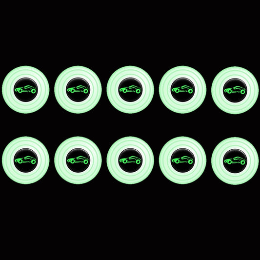 Car Door Anti-Collision Shock Pad, Color: Luminous With Sports Car Logo by buy2fix