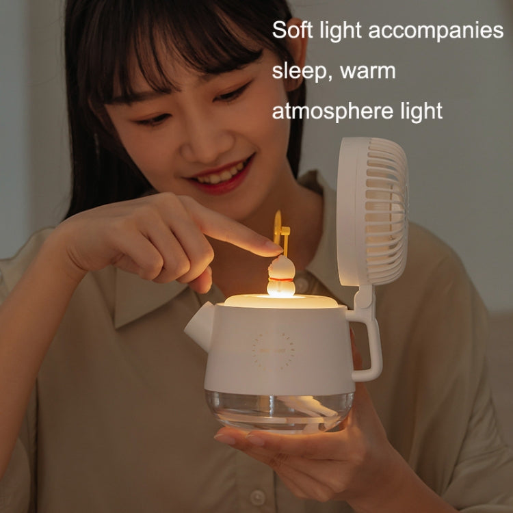 A04a USB Cute Pet Kettle Spray Desktop Fan(Pink Small Dinosaur) - Electric Fans by buy2fix | Online Shopping UK | buy2fix