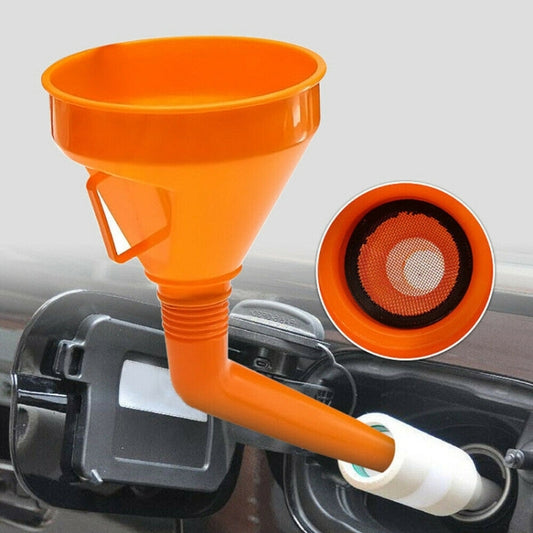 10 PCS CY12 Free Handband Filter Plastic Funnel(Orange) - Hand Tool Sets by buy2fix | Online Shopping UK | buy2fix
