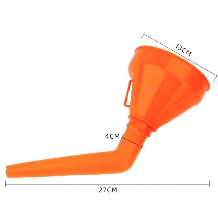 10 PCS CY12 Free Handband Filter Plastic Funnel(Orange) - Hand Tool Sets by buy2fix | Online Shopping UK | buy2fix