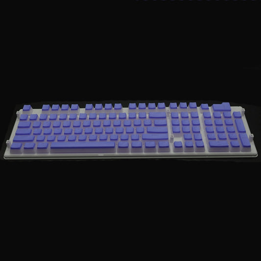 Pudding Double-layer Two-color 108-key Mechanical Translucent Keycap(Violet) by buy2fix