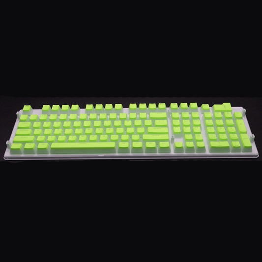 Pudding Double-layer Two-color 108-key Mechanical Translucent Keycap(Apple Green) - Silicone / Sticker by buy2fix | Online Shopping UK | buy2fix