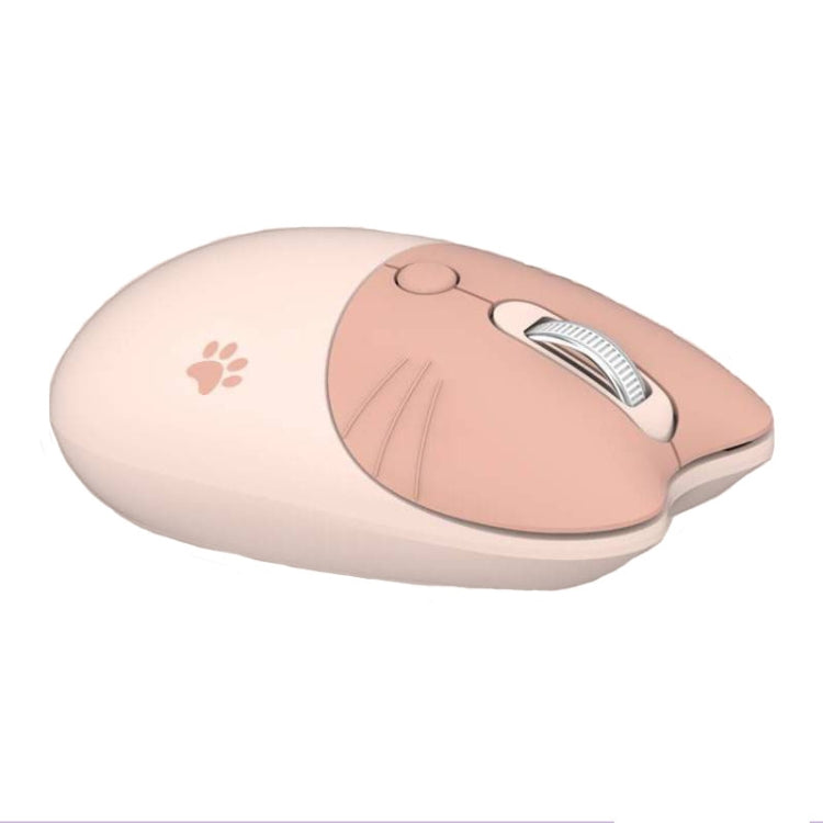 M3 3 Keys Cute Silent Laptop Wireless Mouse, Spec: Wireless Version (Milk Tea) by buy2fix