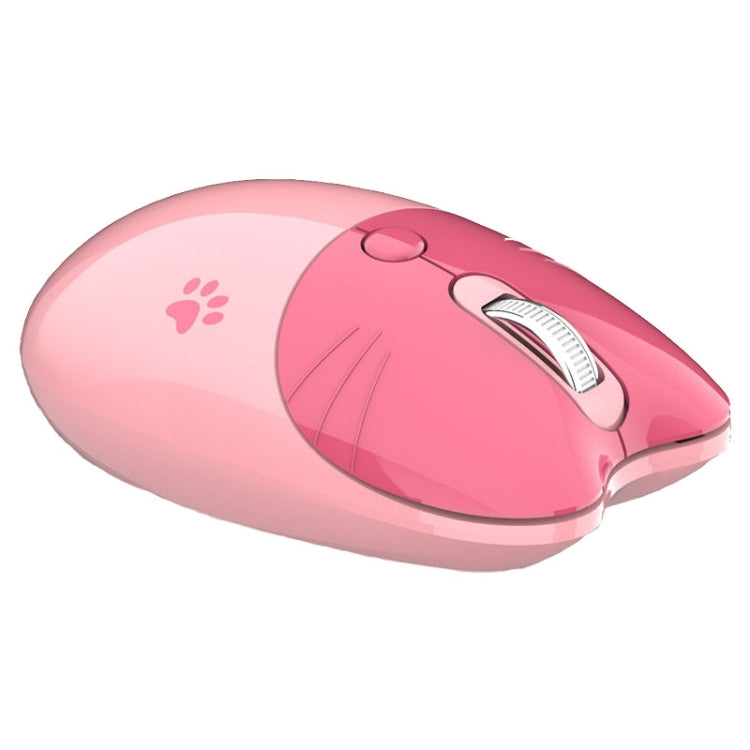 M3 3 Keys Cute Silent Laptop Wireless Mouse, Spec: Bluetooth Wireless Version (Pink) by buy2fix