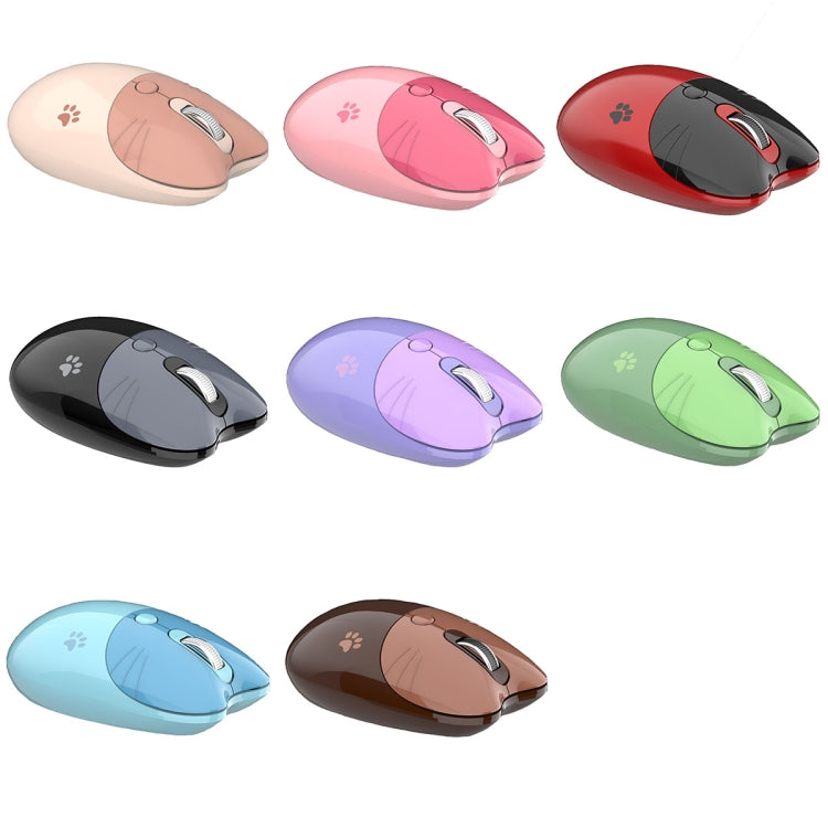M3 3 Keys Cute Silent Laptop Wireless Mouse, Spec: Bluetooth Wireless Version (Blue) by buy2fix
