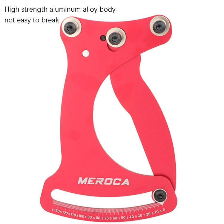 MEROCA Bicycle Ring Calibration Tool Spoke Tension Tube Wheel Set Steel Wire, Color: Red - Maintenance tools by MEROCA | Online Shopping UK | buy2fix