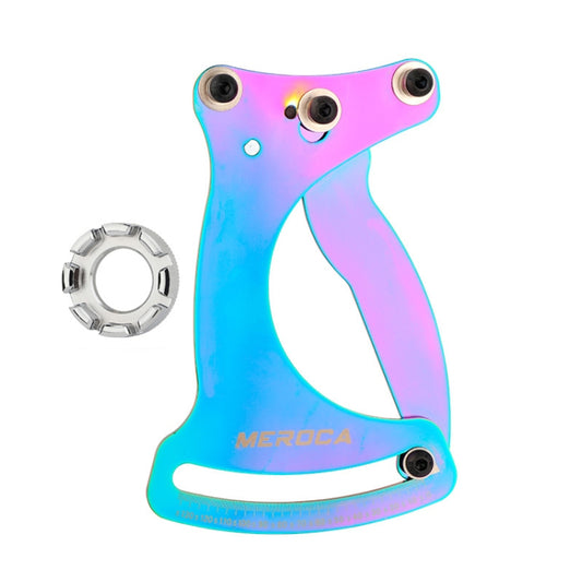 MEROCA Bicycle Ring Calibration Tool Spoke Tension Tube Wheel Set Steel Wire, Color: Colorful+Wrench - Maintenance tools by MEROCA | Online Shopping UK | buy2fix