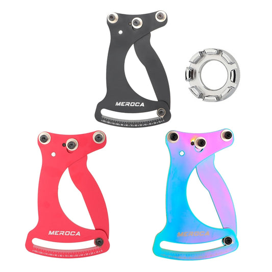 MEROCA Bicycle Ring Calibration Tool Spoke Tension Tube Wheel Set Steel Wire, Color: Colorful+Wrench - Maintenance tools by MEROCA | Online Shopping UK | buy2fix