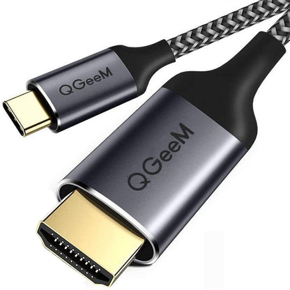 QGeeM QG-UA09 Type-C To HDMI Cable, Length: 3m by buy2fix