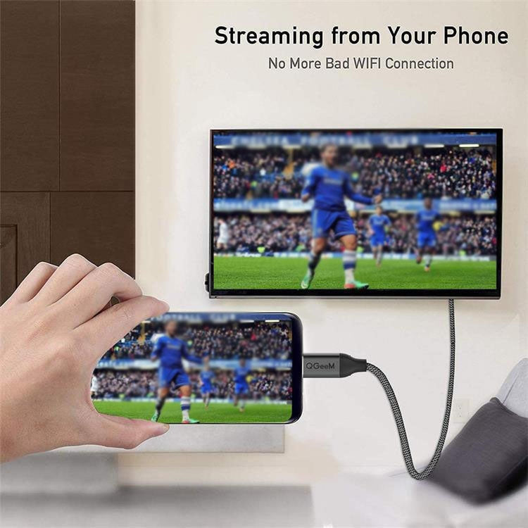 QGeeM QG-UA09 Type-C To HDMI Cable, Length: 3m by buy2fix