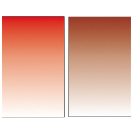 54 x 83cm Gradient Morandi Double-sided Film Photo Props Background Paper(Red / Gold Brown) - Gradient Color by buy2fix | Online Shopping UK | buy2fix