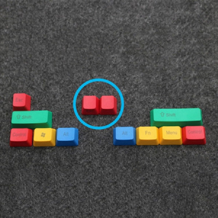 RGBY Mechanical Keyboard PBT Keycaps(Front Letter) by buy2fix