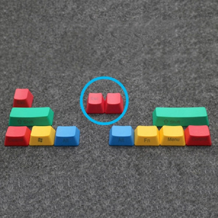 RGBY Mechanical Keyboard PBT Keycaps(Side Letter) by buy2fix