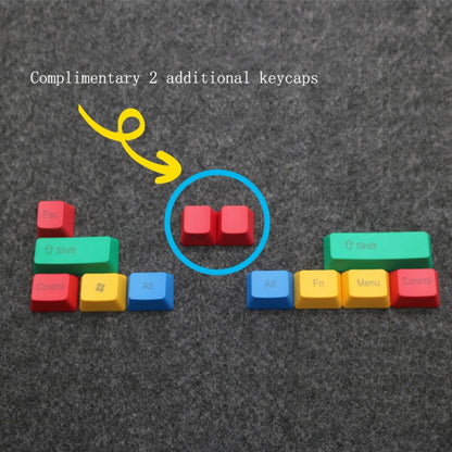 RGBY Mechanical Keyboard PBT Keycaps(Front Letter) by buy2fix