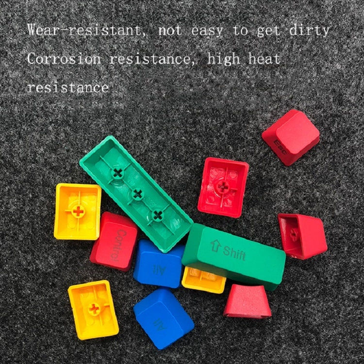 RGBY Mechanical Keyboard PBT Keycaps(Front Letter) by buy2fix