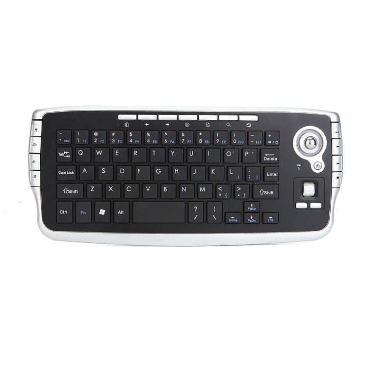 MY-10 2.4G 78 Keys 1200 DPI Mini Wireless Trackball Keyboard Wireless Keyboard And Mouse Set by buy2fix
