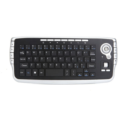MY-10 2.4G 78 Keys 1200 DPI Mini Wireless Trackball Keyboard Wireless Keyboard And Mouse Set by buy2fix