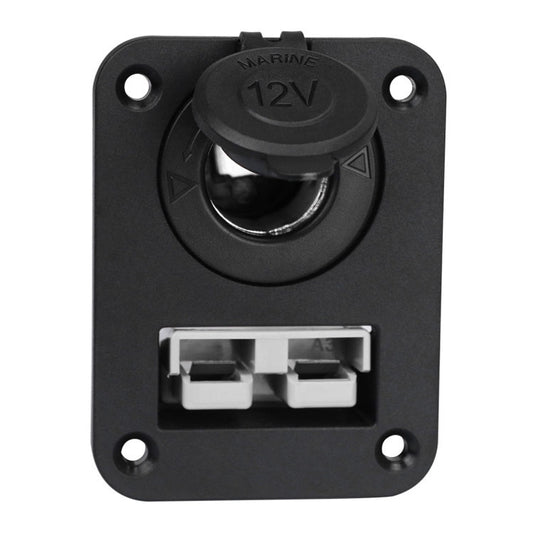 Large Current Plug With 12V Cigarette Lighter Panel Combination - Car Switches by buy2fix | Online Shopping UK | buy2fix