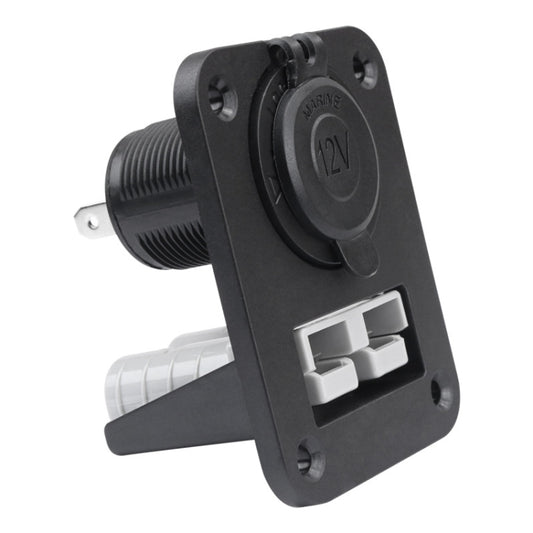 Large Current Plug With 12V Cigarette Lighter Panel Combination - Car Switches by buy2fix | Online Shopping UK | buy2fix