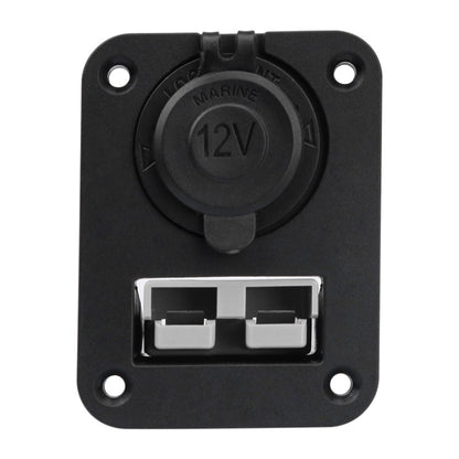 Large Current Plug With 12V Cigarette Lighter Panel Combination - Car Switches by buy2fix | Online Shopping UK | buy2fix