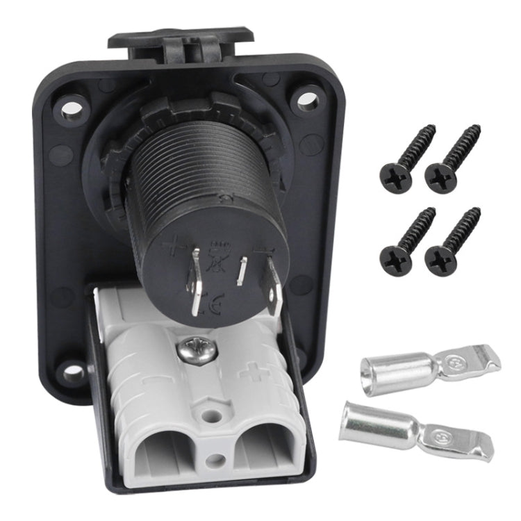 Large Current Plug With 12V Cigarette Lighter Panel Combination - Car Switches by buy2fix | Online Shopping UK | buy2fix