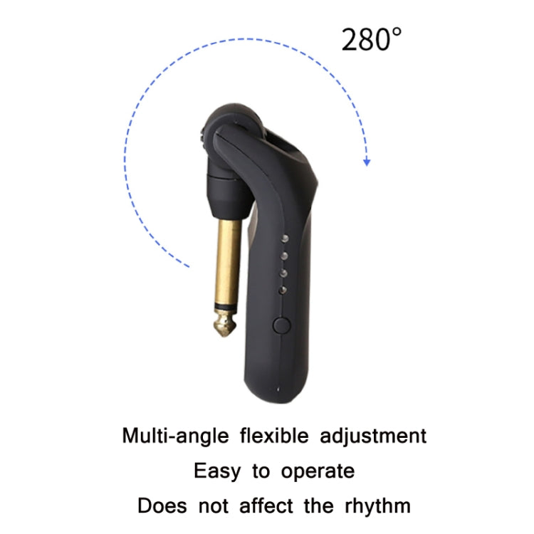 C01 Electric Guitar Wireless Audio Transmitter Receiver(Black) by buy2fix