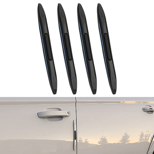 4 PCS Car Door Anti-Static Silicone Airbag Anti-Collision Strip, Colour: Black - Anti Collision Sticker by buy2fix | Online Shopping UK | buy2fix