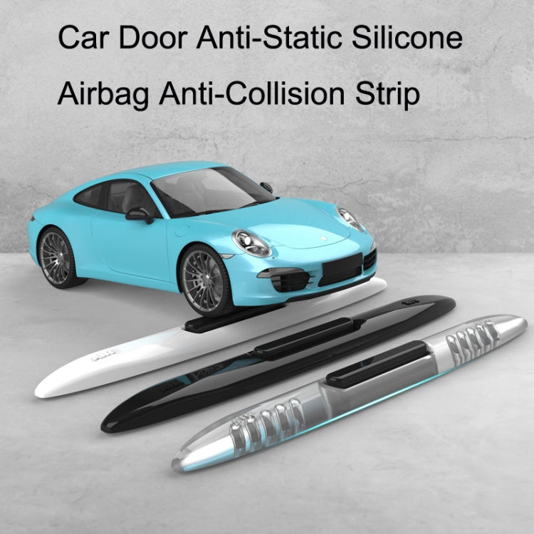 4 PCS Car Door Anti-Static Silicone Airbag Anti-Collision Strip, Colour: White by buy2fix